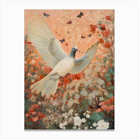 Cuckoo 2 Detailed Bird Painting Canvas Print