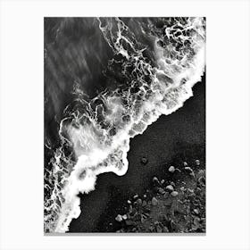 Black And White Seascape Canvas Print