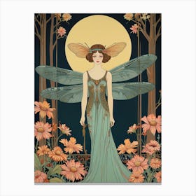 Fairy In The Garden Canvas Print