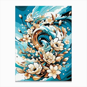 Flower Painting Canvas Print