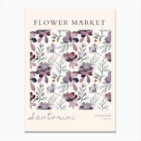 Flower Market 41 Canvas Print