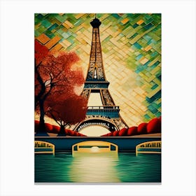 Paris Eiffel Tower 5 Canvas Print