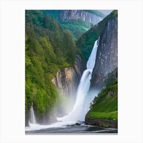 Mardalsfossen, Norway Majestic, Beautiful & Classic (2) Canvas Print