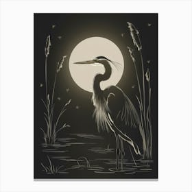 Great Blue Heron Canvas Print