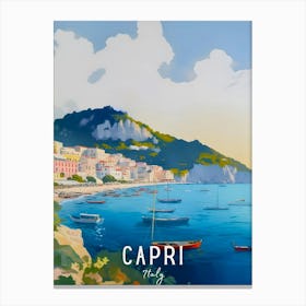 Capri Travel Canvas Print