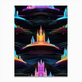 Disney Castles Canvas Print