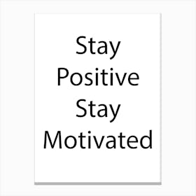 Motivational Quote 13 Canvas Print