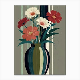 Flowers In A Vase 6 Canvas Print