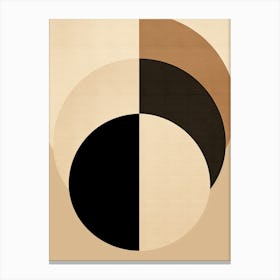Mystic Mosaic: Geometric Bauhaus Canvas Print