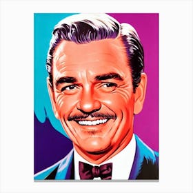 Clark Gable Pop Movies Art Movies Canvas Print