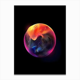 Abstract Abstract Sphere Canvas Print