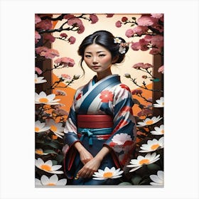 Japanese Girl Canvas Print