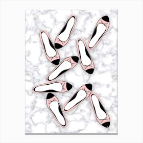 Marble Ballerinas Canvas Print