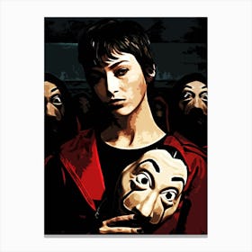 tokyo money heist Canvas Print