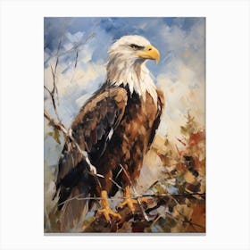 Bird Painting Bald Eagle 1 Canvas Print