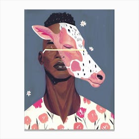 Cow Head 3 Canvas Print