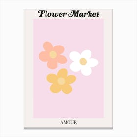 Flower Market 6 Canvas Print