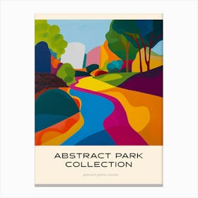 Abstract Park Collection Poster Ibirapuera Park Salvador 1 Canvas Print