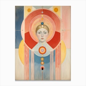 Hilma af Klint Art Prints Woman With A Crown Canvas Print