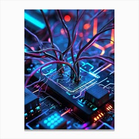 Circuit Board 2 Canvas Print