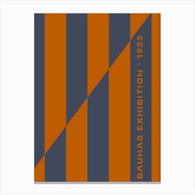 Bauhaus Orange Exhibition 13 Canvas Print