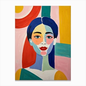 Portrait Of A Woman 12 Canvas Print