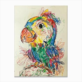 Colorful Parrot 6 Canvas Print