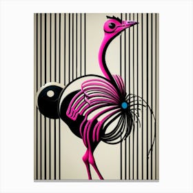 Ostrich 3 Canvas Print