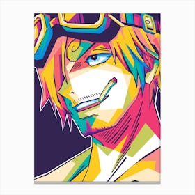 Sanji Wpap Canvas Print