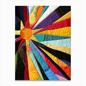 Sunburst Quilt Canvas Print