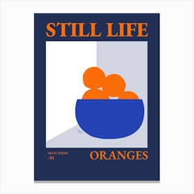 Still Life With Oranges Canvas Print