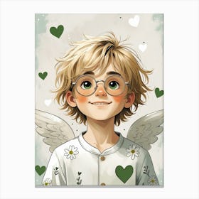 Angel Boy Canvas Print