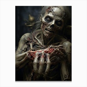 Skeleton 4 Canvas Print