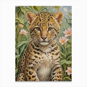 Leopard Cub Canvas Print