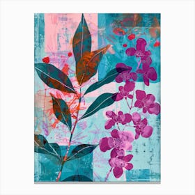 Pink Orchids Canvas Print