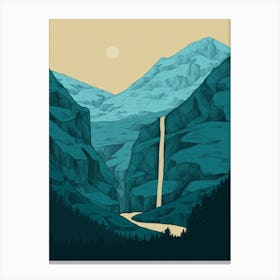 Something In The Mountains Canvas Print