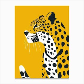 Yellow Jaguar 1 Canvas Print