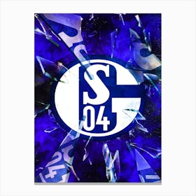 Fc Schalke 04 Canvas Print