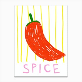 Spice Chilli Wall Art Print Canvas Print