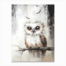 Owl Painting 2 Canvas Print