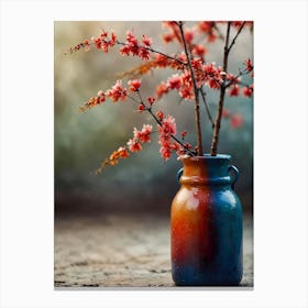 Cherry Blossoms In A Vase Canvas Print