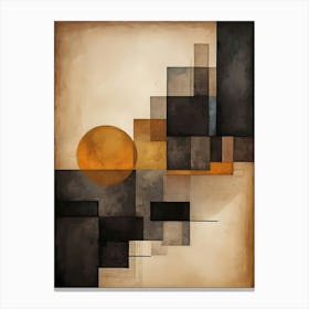 Abstract Geometric Painting (26) 1 Canvas Print