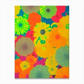 Abstract Flower Power Canvas Print