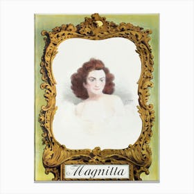 Magnitta (1895) Print In High Resolution By Adolphe Willette Canvas Print