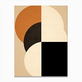 Abstract Bauhaus: Shapes in Symphony Canvas Print