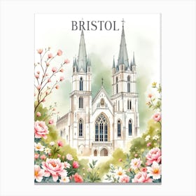 Bristol Retro Vintage Travel V 03 Canvas Print