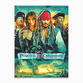 Pirates of the Caribbean 2 Canvas Print