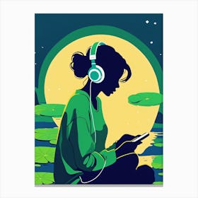 Luna Soundscapes Canvas Print