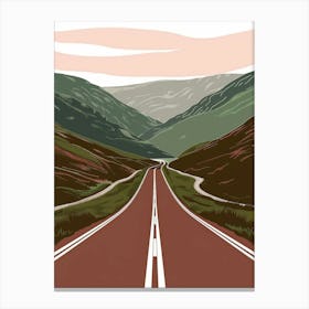 Road To Scotland 1 Canvas Print