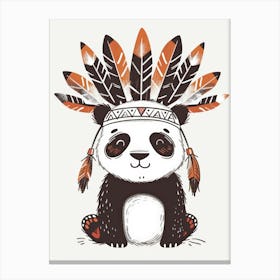 Indian Panda 5 Canvas Print